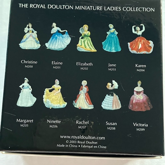 Royal Doulton Victoria Miniature Ladies Figurine 2003 - Picture 5 of 5